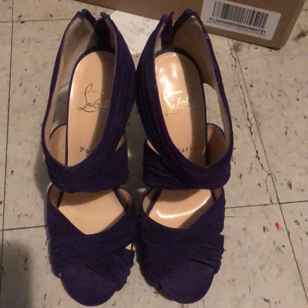 Christian Louboutin 140 Bandra Ruched Sandals